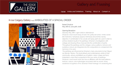 Desktop Screenshot of edgegallery.ca