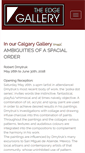 Mobile Screenshot of edgegallery.ca